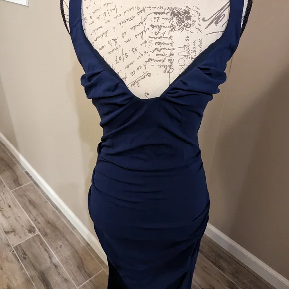 Nicole Miller Full Length Evening Gown Formal Prom Dress Size 8 - Picture 4 of 4